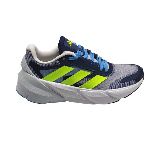 Adidas‎ Adistar 2.0 Cloud White Lucid Lemon Dark Blue ID2807 Men Shoes Size 6.5 - Picture 1 of 10